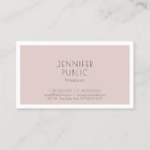 Beruflicher moderner eleganter Minimalistischer Visitenkarte (Vorderseite)