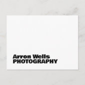 Beruflicher moderner, fett formatierter QR-Code Postkarte (Vorderseite)