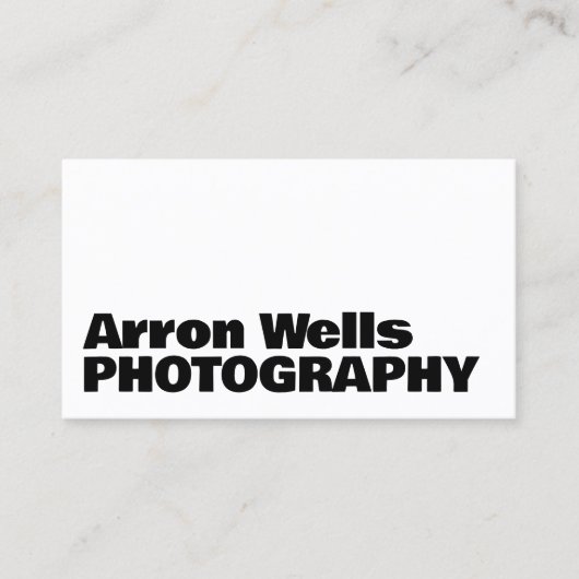 Beruflicher moderner, fett formatierter QR-Code Visitenkarte (Vorderseite)