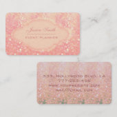 Beruflicher, moderner Glitzer bokeh Visitenkarte (Vorne/Hinten)