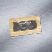 Beruflicher, moderner Holzkörner Magnetische Visitenkarte (Beispiel)