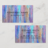 Beruflicher, moderner HolzLook #12 Visitenkarte (Vorne/Hinten)