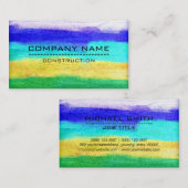 Beruflicher, moderner HolzLook #16 Visitenkarte (Vorne/Hinten)