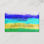 Beruflicher, moderner HolzLook #16 Visitenkarte (Rückseite)