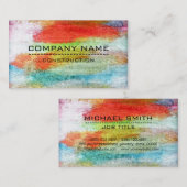 Beruflicher, moderner HolzLook #20 Visitenkarte (Vorne/Hinten)