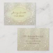 Beruflicher, moderner Luxus Glitzer Bokee Visitenkarte (Vorne/Hinten)