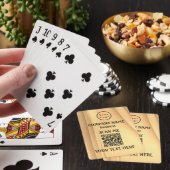 Beruflicher, moderner Minimalistischer Logo-QR-Cod Spielkarten (In Situ)