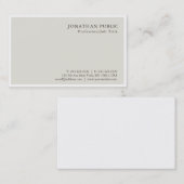 Beruflicher moderner Minimalistischer nobler Visitenkarte (Vorne/Hinten)