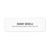 Beruflicher, moderner Minimalname (Vorne)