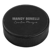 Beruflicher, moderner Minimalname Eishockey Puck (3/4)