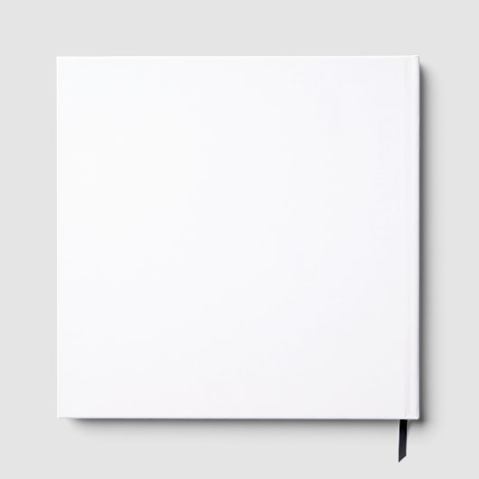 Beruflicher, moderner Minimalname Gästebuch (Rückseite)