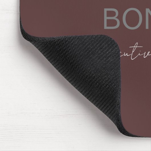 Beruflicher, moderner Minimalname Mousepad (Ecke)
