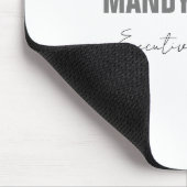Beruflicher, moderner Minimalname Mousepad (Ecke)
