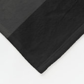 Beruflicher moderner Name | Dunkelgrau und schwarz Fleecedecke (Ecke)