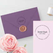 Beruflicher moderner Name Eigentümer kleiner Unter Gummistempel