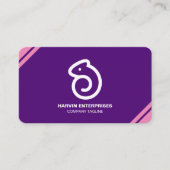 Beruflicher moderner QR-Code kundenspezifisch Pers Visitenkarte (Vorderseite)