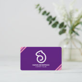 Beruflicher moderner QR-Code kundenspezifisch Pers Visitenkarte (Stehend Vorderseite)