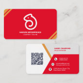 Beruflicher moderner QR-Code kundenspezifisch Pers Visitenkarte (Vorne/Hinten)