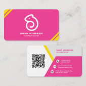 Beruflicher moderner QR-Code kundenspezifisch Pers Visitenkarte (Vorne/Hinten)