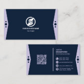 Beruflicher moderner QR-Code kundenspezifisch Pers Visitenkarte (Vorne/Hinten)