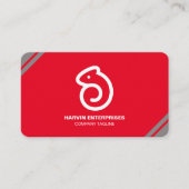 Beruflicher moderner QR-Code kundenspezifisch Pers Visitenkarte (Vorderseite)