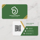 Beruflicher moderner QR-Code kundenspezifisch Pers Visitenkarte (Vorne/Hinten)