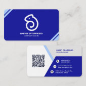 Beruflicher moderner QR-Code kundenspezifisch Pers Visitenkarte (Vorne/Hinten)