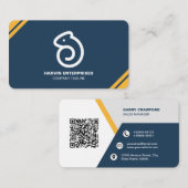 Beruflicher moderner QR-Code kundenspezifisch Pers Visitenkarte (Vorne/Hinten)