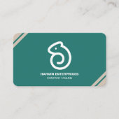 Beruflicher moderner QR-Code kundenspezifisch Pers Visitenkarte (Vorderseite)