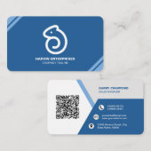 Beruflicher moderner QR-Code kundenspezifisch Pers Visitenkarte (Vorne/Hinten)