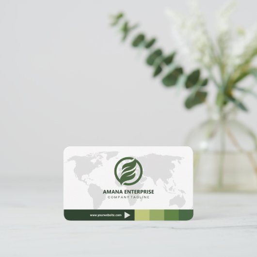 Beruflicher, moderner QR-Code Personalisiert Visitenkarte (Stehend Vorderseite)