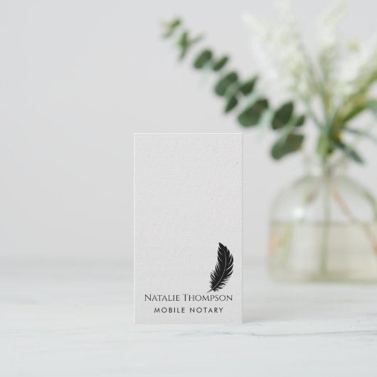 Beruflicher moderner QR-Code Vertikaler Notar Visitenkarte (Stehend Vorderseite)