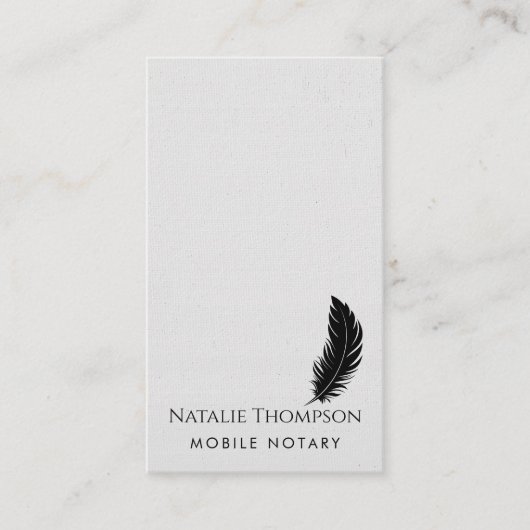 Beruflicher moderner QR-Code Vertikaler Notar Visitenkarte (Vorderseite)