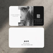 Beruflicher, moderner QR-Code Visitenkarte