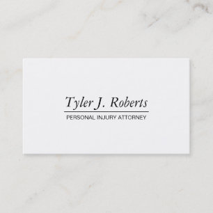Beruflicher moderner Rechtsanwalt Visitenkarte
