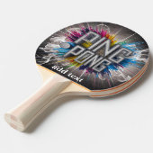 beruflicher, moderner Text Tischtennis Schläger (Vorderseite)
