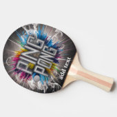 beruflicher, moderner Text Tischtennis Schläger (Seitenansicht)