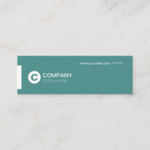 Beruflicher moderner Typo-aquamarine