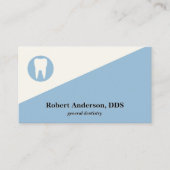 Beruflicher moderner Zahnarzt Visitenkarte (Vorderseite)