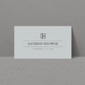 Beruflicher Monogram-Anwalt, Anwaltszettel Visitenkarte