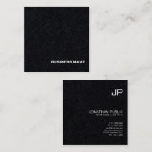 Beruflicher Monogramm-Entwurfs-elegantes Quadratische Visitenkarte (Vorne/Hinten)