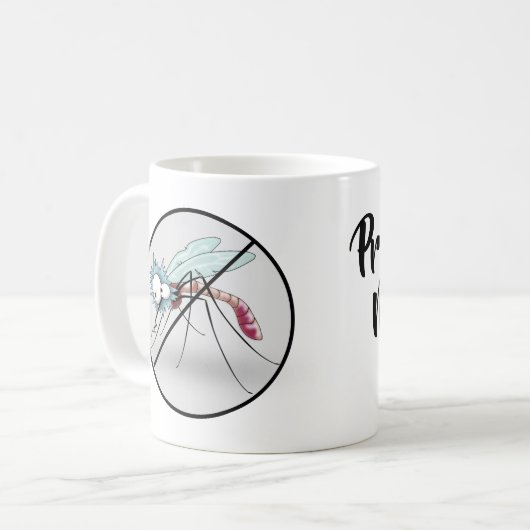 Beruflicher Moskitotöter-Hase Kaffeetasse (Vorderseite Links)