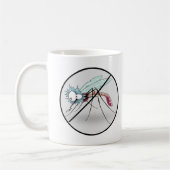 Beruflicher Moskitotöter-Hase Kaffeetasse (Links)