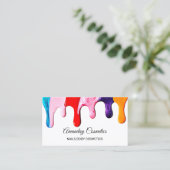 Beruflicher Nail Artist Techniker Flüssigkeiten Tr Visitenkarte (Stehend Vorderseite)