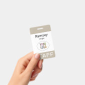 Beruflicher Name Abzeichen Clip Reel Lanyard Ausweis (Handheld)