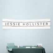 Beruflicher Name Banner (Messeveranstaltung)
