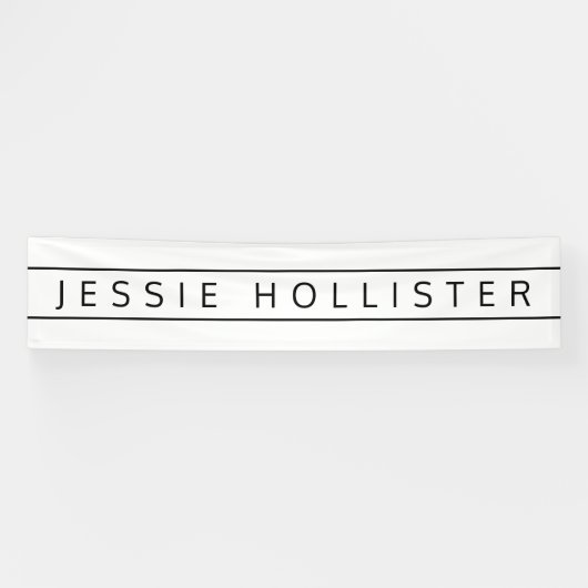 Beruflicher Name Banner (Horizontal)