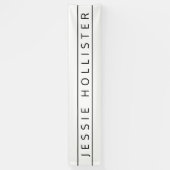 Beruflicher Name Banner (Vertikal)