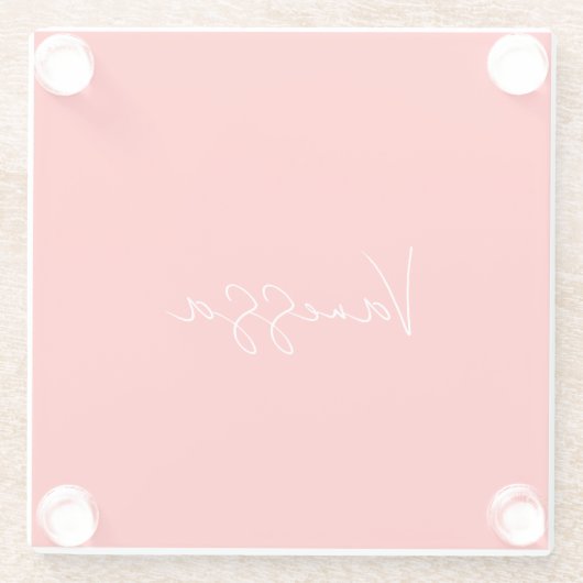 Beruflicher Name der Handschrift Glasuntersetzer (Rückseite)