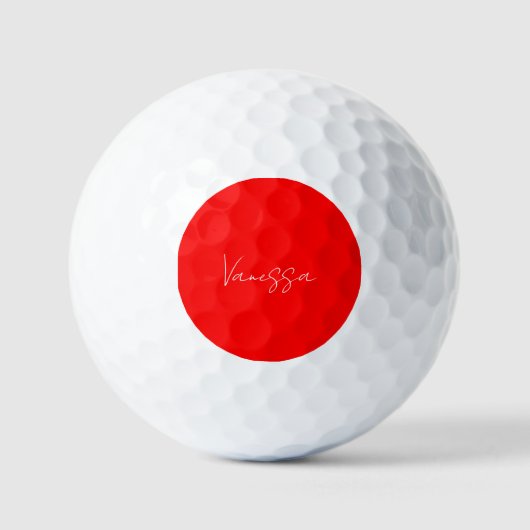 Beruflicher Name der Handschrift Golfball (Vorderseite)